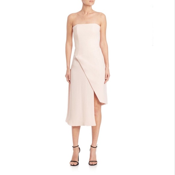 NICHOLAS Dresses & Skirts - Nicholas Split Wrap Dress Pink Asymmetrical 10